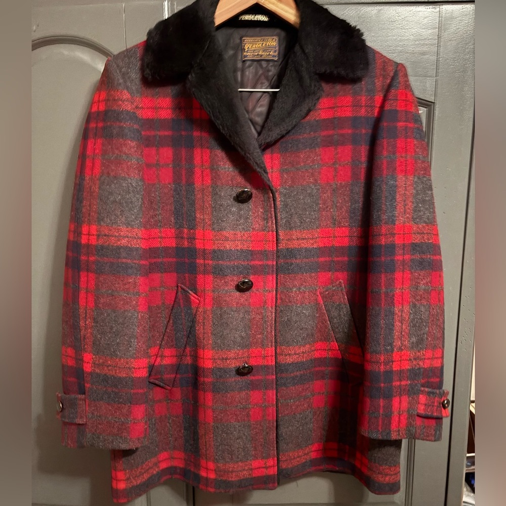 Pendleton Plaid Wool Jacket - image 1